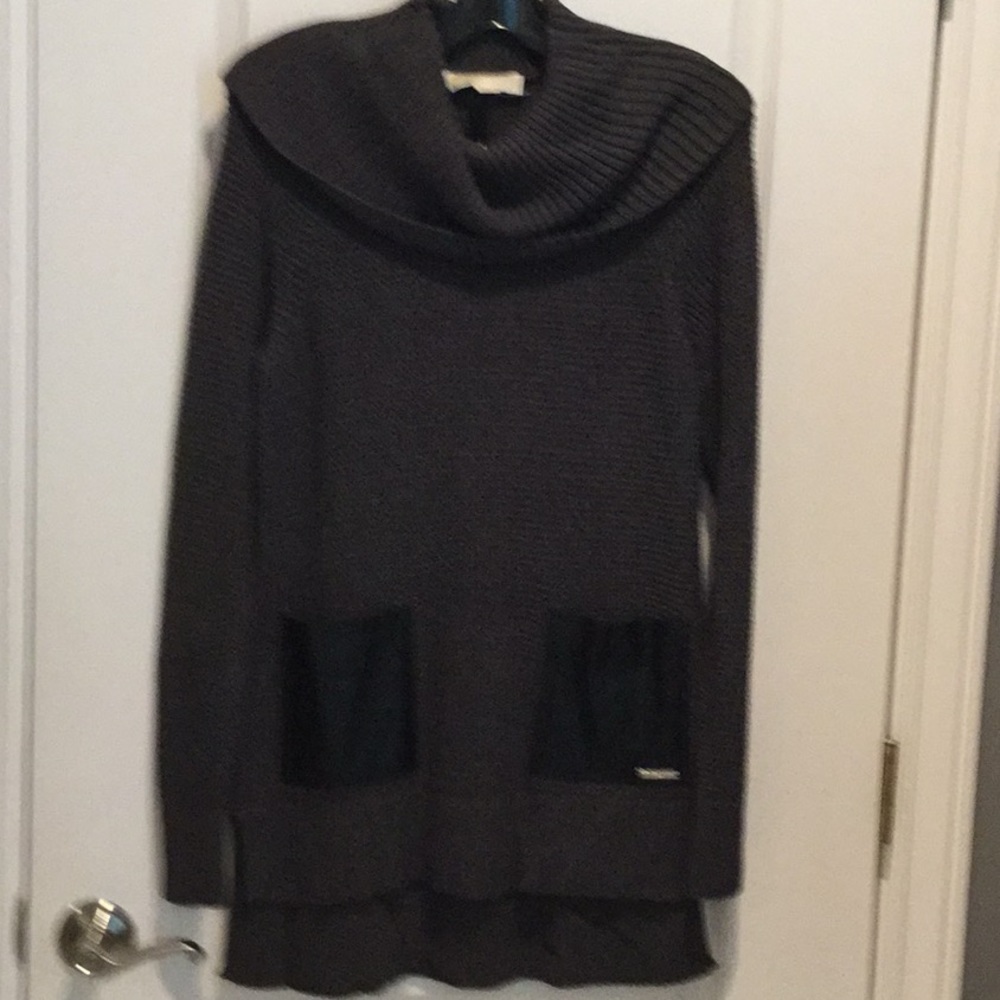 Michael Kors Tunic cowl neck sweater